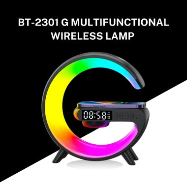 BT-2301 G Multifunctional Wireless Lamp with Bluetooth Speaker & Wireless Charging