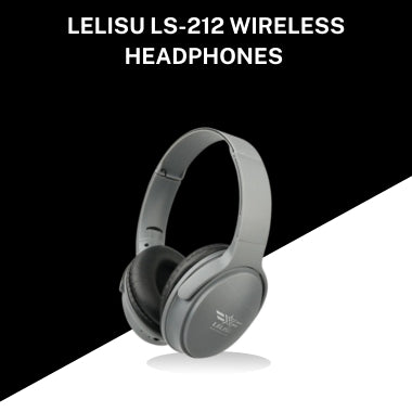 Lelisu LS-212 Wireless Headphones | Bluetooth 5.4 | Over-Ear Stereo | Type-C Charging