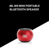 JBL M3 Mini Portable Bluetooth Speaker | Wireless Audio | USB Cable & Memory Card Support