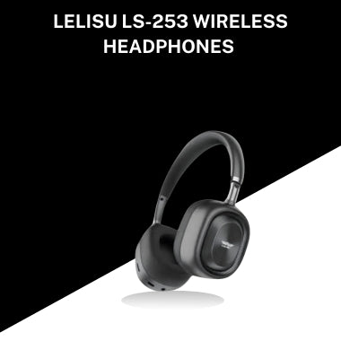 Lelisu LS-253 Wireless Headphones | Bluetooth 5.4 | Over-Ear Stereo | Type-C Charging