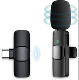 K8 Type-C Wireless Microphone for Mobile | Noise Reduction Lavalier Mic for Vlogging & Recording