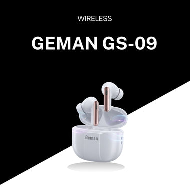 Geman GS-09 Hi-Fi Wireless Headset | Bluetooth Stereo Headphones | Long Battery Life | HD Mic