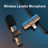 K8 Type-C Wireless Microphone for Mobile | Noise Reduction Lavalier Mic for Vlogging & Recording