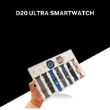 I20 Ultra Max Smartwatch 10-in-1 | 2.3″ Large HD Screen | 7 Straps + AirPods 2 | Waterproof & Fitness Tracker