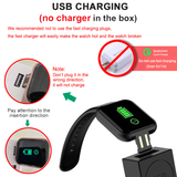 D20 Ultra Smartwatch – Heart Rate, Blood Pressure & Oxygen Monitor | Fitness Tracker & Waterproof Smart Bracelet