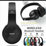 P47 Wireless Bluetooth 5.1 Headphones – Long Battery, Fast Charging, High-Quality Sound | Random Color