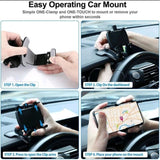 CAR Smart Phone Holder | 360° Rotatable Mobile Holder | Foldable Strong Grip for Cars
