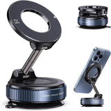 Foldable Magnetic Car Phone Holder | 360° Rotating Universal Mount | Dashboard & Windshield