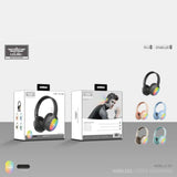 Lelisu LS-257 Wireless Headphones | Bluetooth 5.4 | Over-Ear Stereo | Type-C Charging | LED Lights