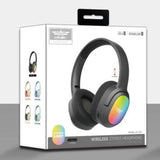 Lelisu LS-257 Wireless Headphones | Bluetooth 5.4 | Over-Ear Stereo | Type-C Charging | LED Lights