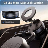 Foldable Magnetic Car Phone Holder | 360° Rotating Universal Mount | Dashboard & Windshield