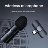 K8 Type-C Wireless Microphone for Mobile | Noise Reduction Lavalier Mic for Vlogging & Recording